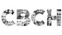 CBCH with faculty faces on the letters